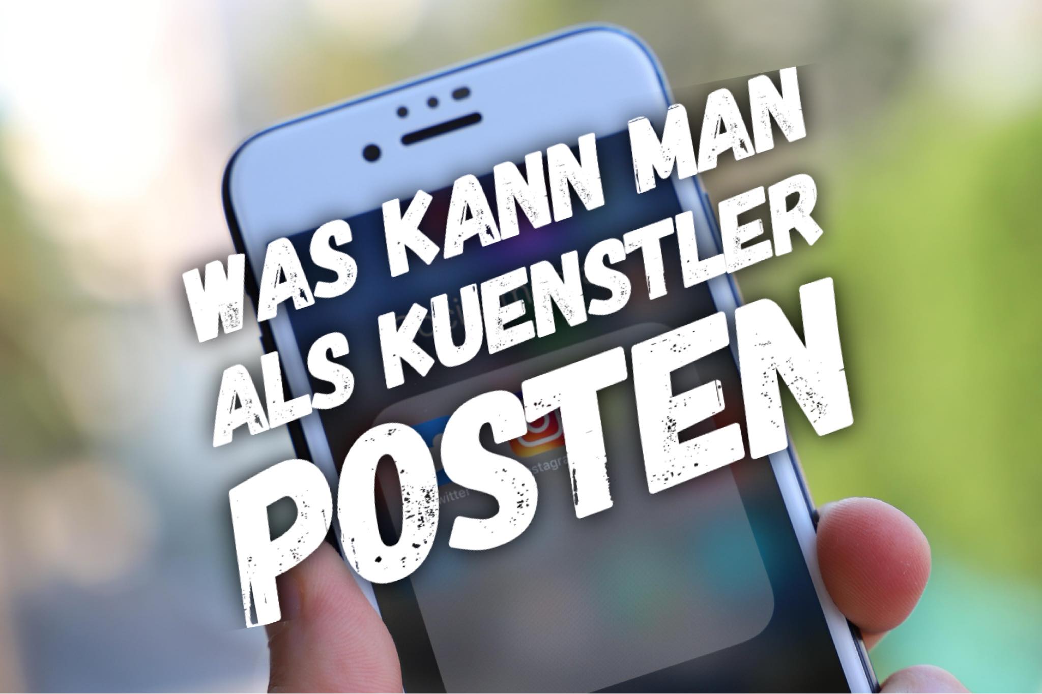 Was als Künstler posten?